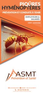 Lien vers ordonnance de prévention en rapport avec les piqûres d'hyménoptères (risque présent pour les travailleurs en espaces verts)